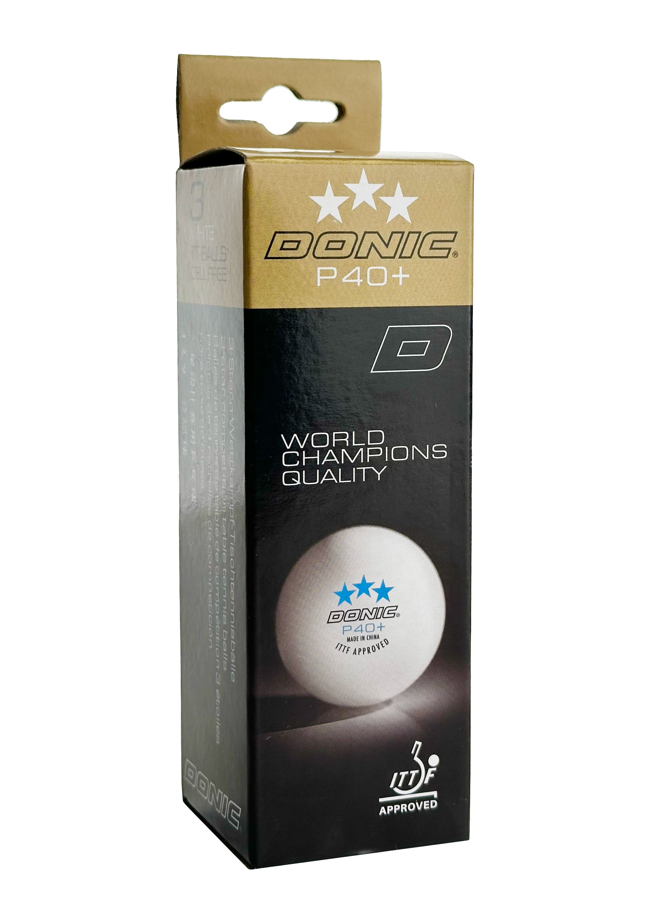 Donic / 40+ 3★ ITTF (3 pcs)