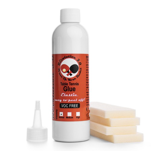 Revolution No.3 premium table tennis glue 1 litre bottle packaging
