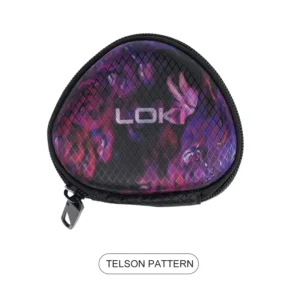 LOKI Druck EVA Tischtennis Ball Tasche in Nahaufnahme mit Bällen