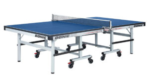 Синя тенис маса Donic Waldner Premium 30, готовност за игра