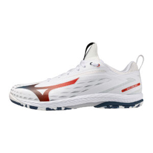 Mizuno / Wave Drive Neo 4 - 45, White/Insignia Blue/Orange Mizuno - снимка 1