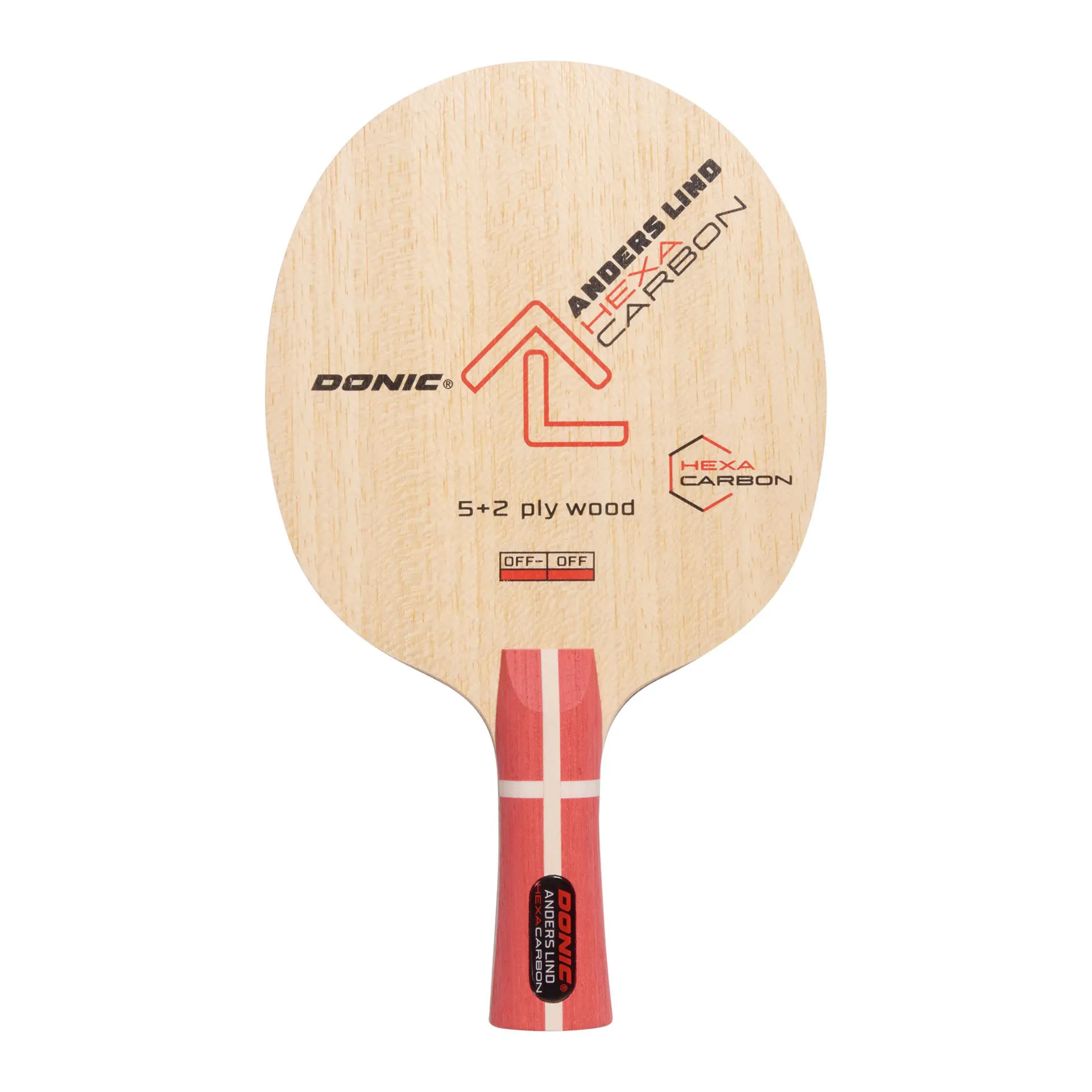 Anders Lind Hexa Carbon - Конична , 90 г Donic - снимка 3
